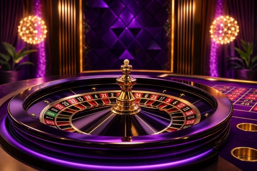 Live roulette table